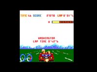 une photo d'Ã©cran de Turbo Outrun sur Amstrad CPC
